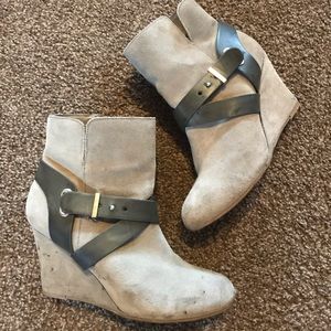 Chinese Laundry wedge booties